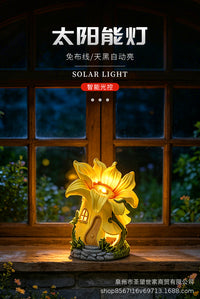 童话风蘑菇城堡树脂摆件桌面景观造景精灵屋家居装饰户外花园造景