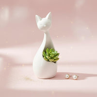 Desktop Feline Decor Rounded Base Home Decoration Modern