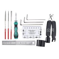 Guitar Cleaning & Maintenance Tool Kit with String Changer & Wrench