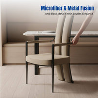 Dining Chair, Modern Italian Design, Luxury Backrest, Brushed Stainless Steel, Leather, Restaurant, Adult
