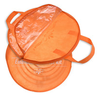Bamboo Embroidery Hoops Set with Non-Woven Storage Bag, Portable Cross Stitch Rings for Craft Sewing