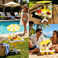 Portable Beach Table Outdoor Tray