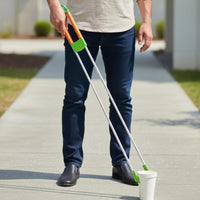 Double Rod Picker Long-Lasting Litter Pickup Tool Rustproof for Seniors