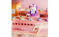 77 Pieces Birthday Gift Sticker Art Craft Kit Improves Practical Ability Kids Keychain Creator Easy to Use Charm Making Machine for Girls