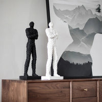 Modern Creative Resin Mosaic Figure Decoration for Home