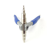 金属管手动胀管扩管器 空调安装维修套装  1/4-7/8“扩孔修边器