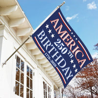 1776-2026 Commemorative Flag Material American 250th Anniversary Flag Vivid Colors American 250th Anniversary Banner for Outdoor, Yard, Porch