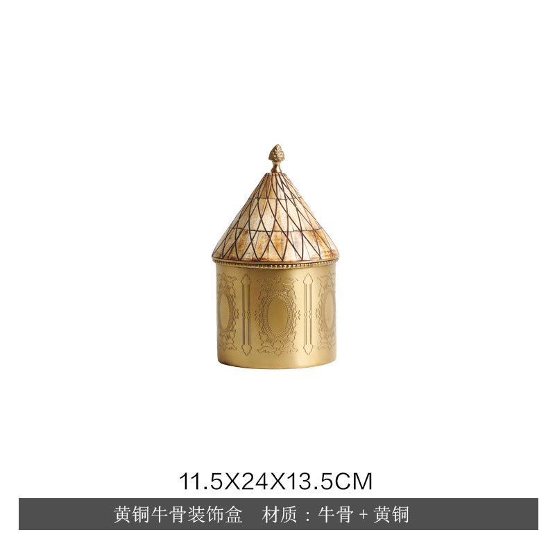 11-13-24cm Brass Cow