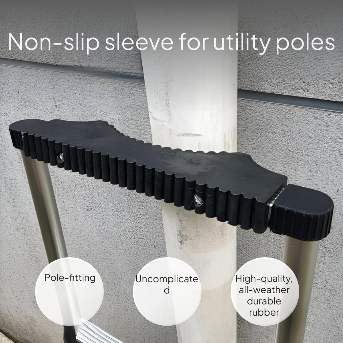 Anti-Slip Top Pad for Telescopic Ladder, Rubber