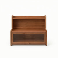 Countertop Cabinet with Flip-up Door Multi-Purpose for Bathroom Counter