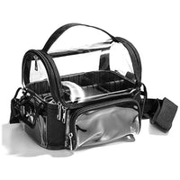 Transparent PVC Cosmetic Brush Holder and Storage Bag