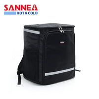 57L Insulated Backpack for Food Delivery, Waterproof Pizza Carrier with Compartments