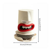 Face-Shaped Kitchen Brush Novelty Design Stainless Steel Scrub Brush