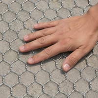 Gabion baskets, stone baskets, hot-dip galvanized gabion wire mesh, 6mm wire diameter, hexagonal for garden owners