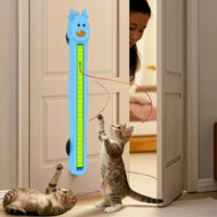 Foldable Door-Mounted Cat Toy Motorized Door Mounted Cat Toy Hands-Unrestricted Indoor for Apartment