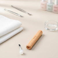 Nail Art Brush Handle Replacement Nail Brush with Wooden Handle Detachable Long-Lasting for Manicurists, Manicure Stations