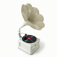 Retro Gramophone with Speaker Luxurious Phonograph Ornament Sturdy