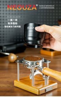 NEOUZA新泽落粉杯意式咖啡机接粉杯接粉器磨豆机防飞粉51mm/58mm