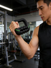 LCD Roller Massager with 8 Adjustable Intensity Levels for Full Body Soreness Relief and Muscle Relaxation