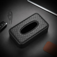 Space Saving Car Visor Tissue Box Compact Auto Add-on Universal Fit