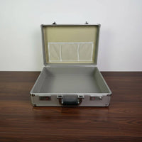 Aluminum Storage Box Shockproof Aluminum Storage Case Double Lock for Travel