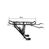 Rear Bike Rack with Guard Rail Heavy Duty Velo Robuste for Daily Commuting