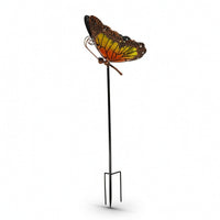 Butterfly Garden Stake with Solar Light Metal Butterfly Garden Stake Cutout