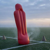 Inflatable Dummy Wall with Air Valves Valves Soccer Training Dummy Wear-Resistant for Practice Exercises