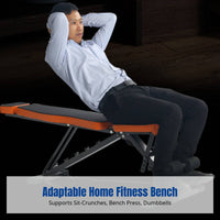 Sit Up Bench, Multifunctional Dumbbell Bench, Foldable Fitness Chair, Abdominal Exercise Equipment, Adjustable Weight Bench