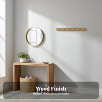 Retractable peg Rack Easy to Install Wall Hanger Space-Saving for Homeowners
