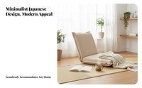 Reclining Floor Seat Provides Back Support Adjustable Floor Lounger for Students