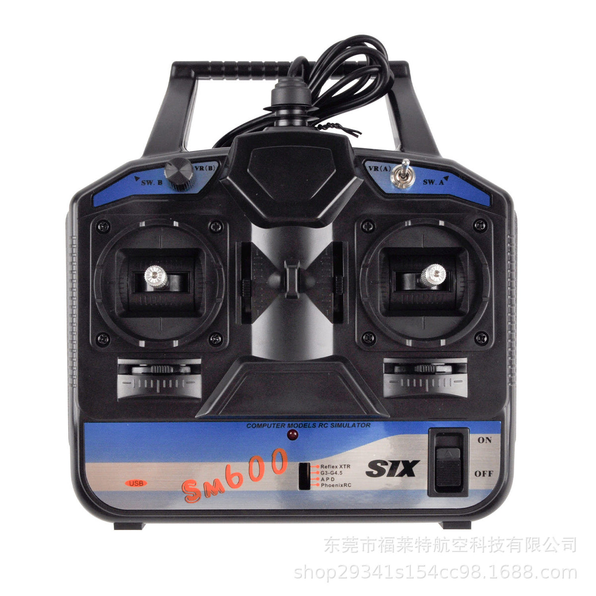 SM600 6-Channel RC Flight Simulator with Remote Controller