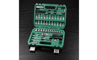 68 Pieces Socket Wrench Set Portable Mechanics Tool Kit in Order Tool Kit with Sockets for Vehicle Owners, Garage, Roadside Emergency