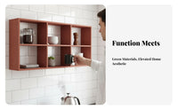 Geometric Lattice Shelf Multi-Functional Hanging Rack Space-Saving Adaptable Use for Students, Living Room, Kitchen