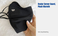 Windproof Warm Face Cover, Fleece Lined Protection, Adjustable Fit, Outdoor, Unisex for Winter Cycling Skiing
