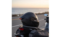 DOT Approved Modular Full Face Helmet | Aerodynamic, Full Face Helmet with Rear LED Lights, for Street Riding