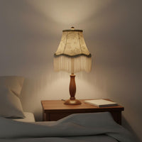 Vintage Tassel Lampshade Light Luxury Design Vintage Textile Shade