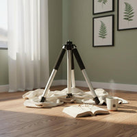 Adjustable-Height Tripod Stand Foldable Floor Holder Rubber Feet
