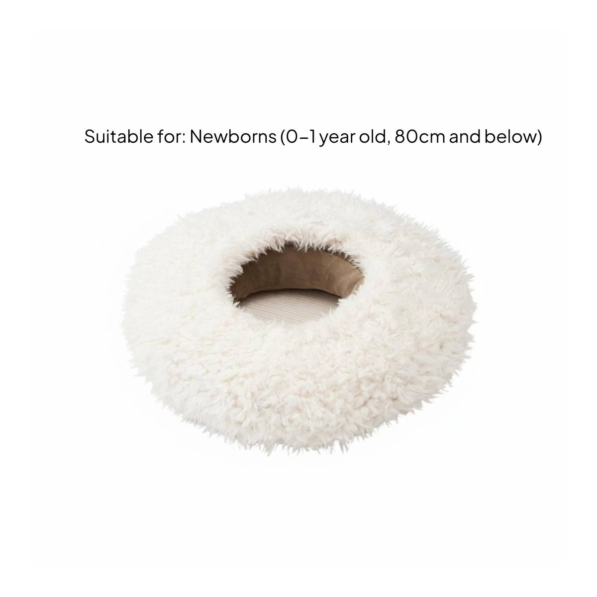 Baby Photography Pillow Pad Fuzzy Velvety Posing Cushion Cute for Newborns