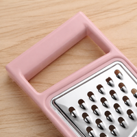 Vegetable Grater, Stainless Steel Grater for Kitchen, Smooth Handle Multi-Purpose Shredder for Healthy Meals
