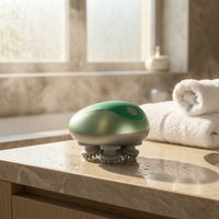 Wet and Dry Scalp Massager with Kneading Heads Rechargeable Scalp Massager with Massage Heads Portable Waterproof for Shower, Bath