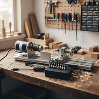 Miniature Bead Lathe Multi-Functional DIY Wood Lathe Machine Mini for Hobbyists