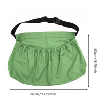 Waist Harvesting Apron Large Capacity Fruit Picking Apron Adjustable Strap Crop Harvesting Pouch for Gardeners