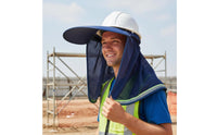 Helmet Sun Visor High Visibility Hard Hat shade Easy Attachment Hard Hat Neck Protect for Road Workers, Gardening