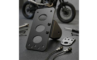 Motorcycle Registration Plate Holder with LED Lights Easy Install