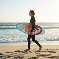 Tapered Water Surfboard Rounded Nose Standing Surfboard Single Lightweight for Recreational Use