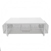 Screen Riser with Drawer Rectangular Desktop Screen Riser Ergonomic Height Desk Shelf Organizer
