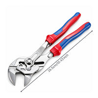 Quick-Adjust Pipe Pliers Pliers Multi-Functional Jaw and Groove Pliers Heavy-Duty Tool Non-Slip for Plumbers, Diyers, Plumbing, Home Repair, Workshop