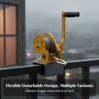 Air Conditi Single R Installation Lift 300kg Load Capacity Hand Crank Winch