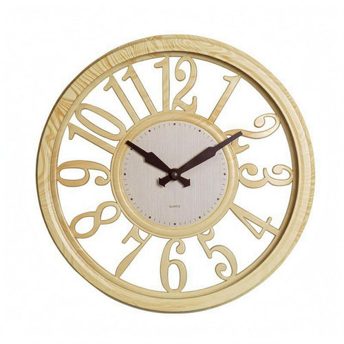 12 Inch Wall Clock Easy to Read Round Wall Clock Decorative